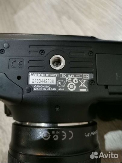 Зеркальный фотоаппарат Canon 550d kit