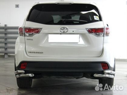 Защита заднего бампера 