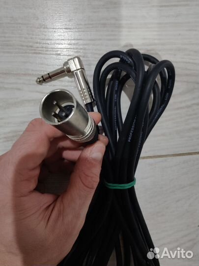 Балансные кабели jack- XLR (5 м.) (пара)