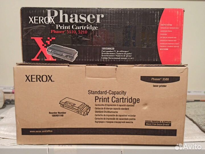 Картриджи xerox оригинальные