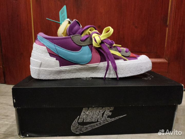 Кросовки Kaws x Sacai x Nike Blazer Low PurpleDusk