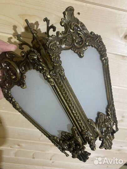 Светильник СССР бронза