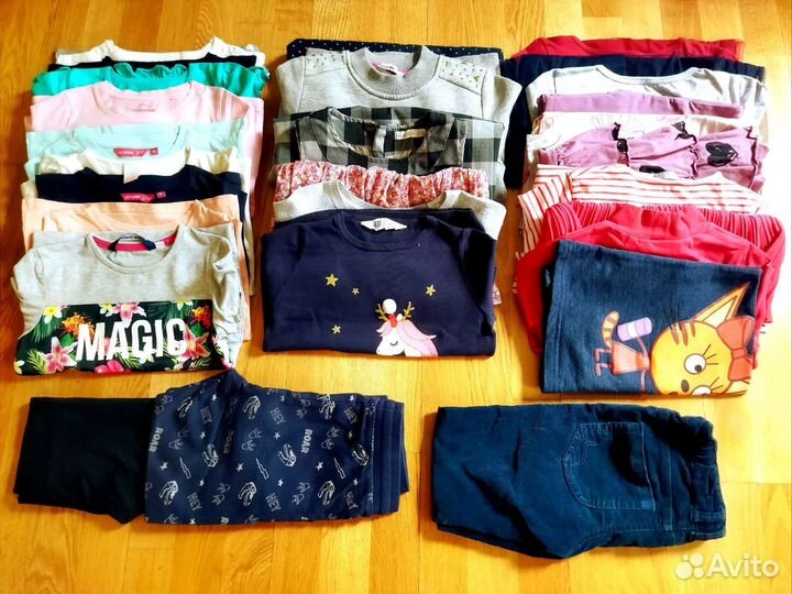 Пакет одежды 110-116, на девочку, Детский сад