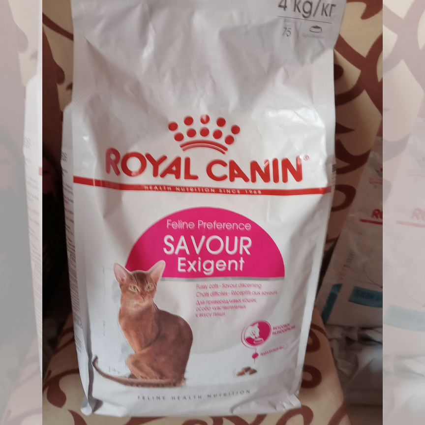 Корм для кошек royal canin savour exigent 4 кг