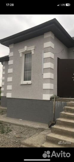 Фасадные работы штукатурка короед или покраска