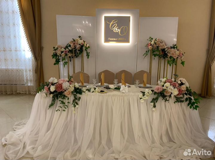 Оформление свадеб, украшение на свадьбу