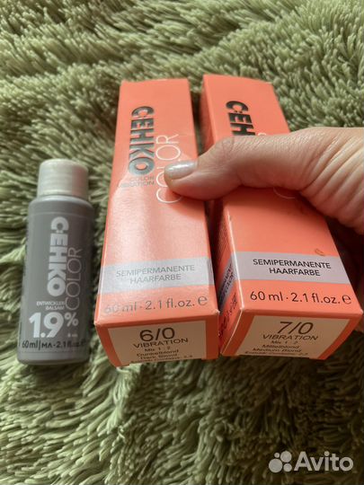 Краска C:enko 7.0 и 6.0 и окислитель 1.9