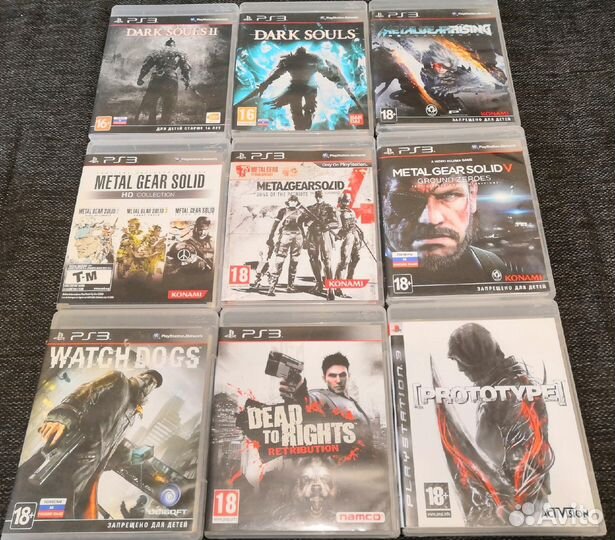 Диски, игры ps3