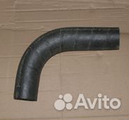 Патрубок угловой д.60мм L195*250мм