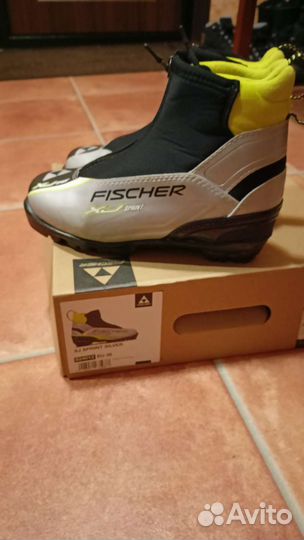 Комплект детские лыжи, ботинки fischer и палки