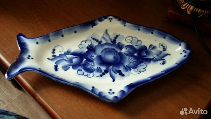 Селедочница Гжель