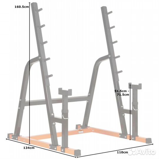 Стойка под штангу DFC dsst14