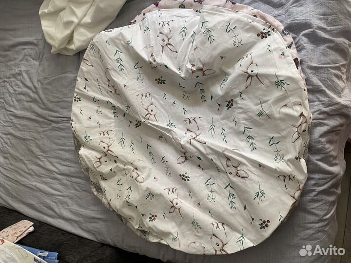 Простынки в круглую кроватку