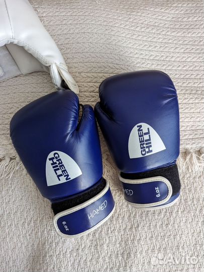 Боксерские перчатки детские green hill
