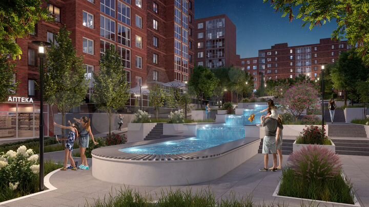 1-к. квартира, 36 м², 8/9 эт.