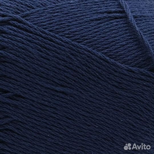 04 темно-синий Пряжа Пехорка 'Хлопок натуральный 'Кабле' 100гр. 425м. (100% хлопок) (04 темно-синий)