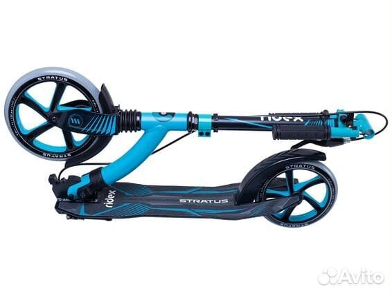 Самокат Ridex Stratus 230/200 мм, ручной тормоз
