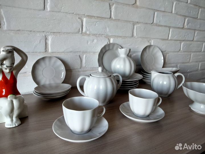 Фарфор белый винтаж. Стаканы Billa Luminark