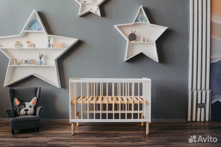 Детская кровать трансформер с маятником