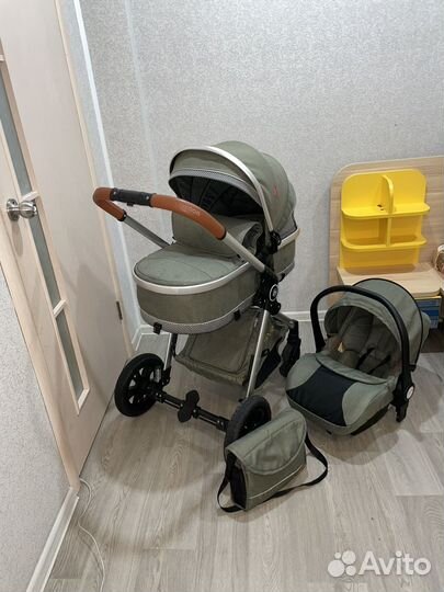 Коляска Luxmom 3 в 1 в отличном состоянии