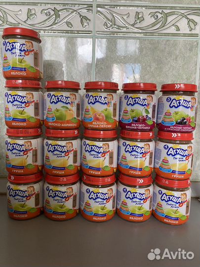 Фруктовое пюре агуша