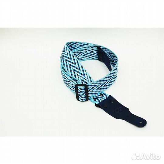 FL9001CS Cotton Strong Ремень для гитары, хлопок, зимний орнамент, Fidel