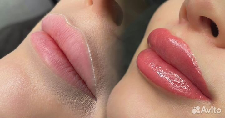 Модель на перманентный макияж бровей, губ