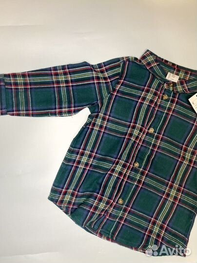 Рубашка новая для мальчика h&m 68, 80 р-р