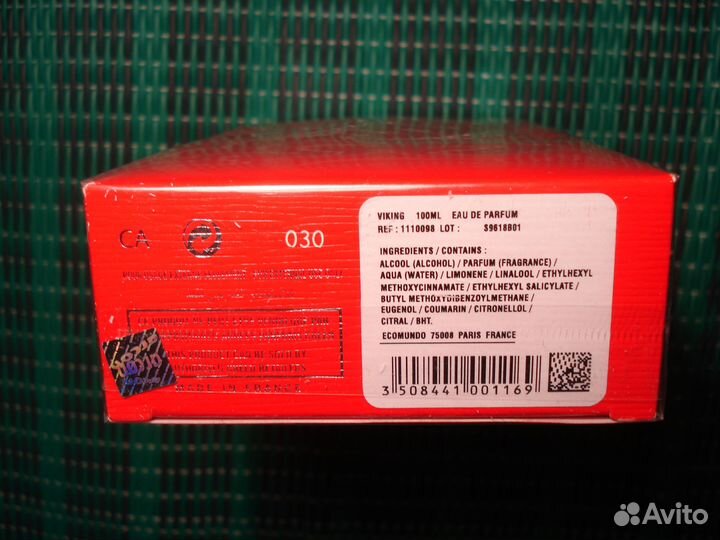 Парфюм 100мл Creed Viking Оригинал Франция Новый