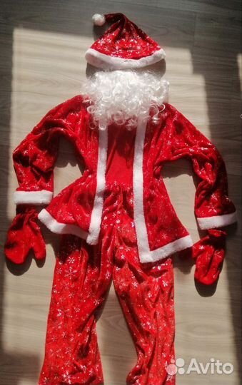Костюм деда мороза детский 122