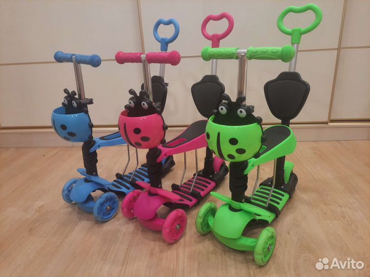 Самокаты детские трехколесные