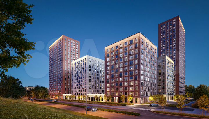 2-к. квартира, 56 м², 2/32 эт.
