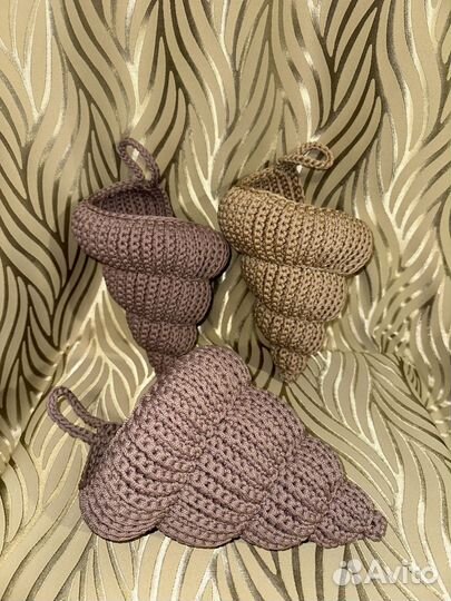 Органайзер ракушка из шнура