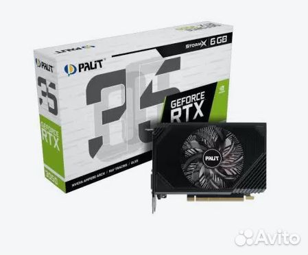 Видеокарта Palit RTX 3050 StormX новая