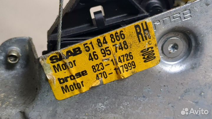 Стеклоподъемник электрический правый задний Saab 9-5