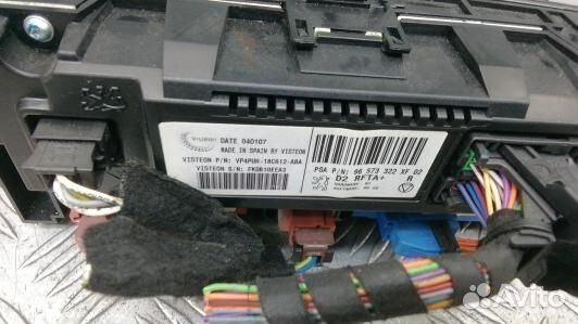 Блок управления печки и климат-контроля peugeot 40