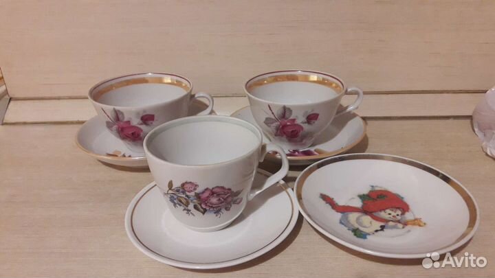 Чашки и блюдца СССР