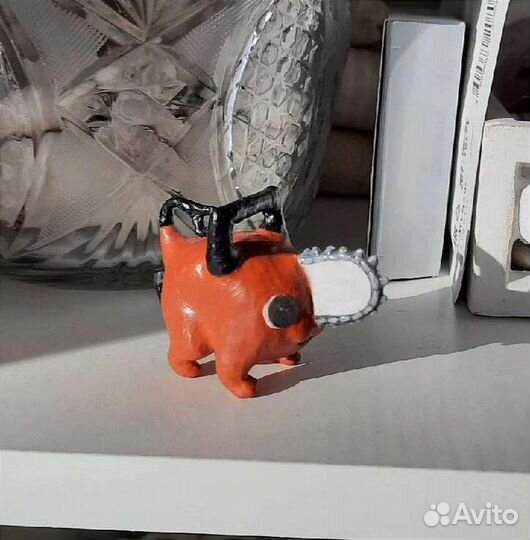 Фигурка Почита из аниме Человек-Бензопила на заказ