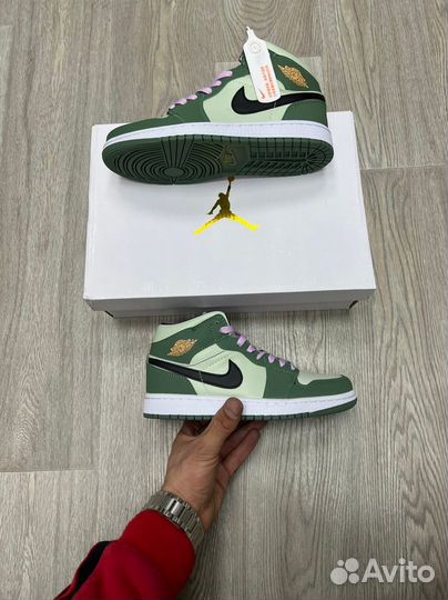 Кроссовки Air Jordan 1 Dutch Green (36-40)