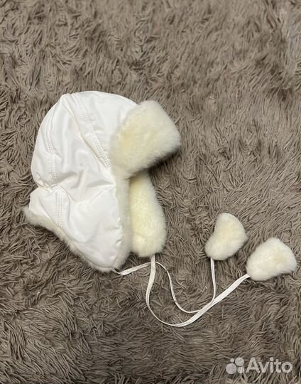 Шапка ушанка на 5-7 лет