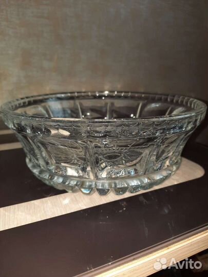 Ваза хрустальная