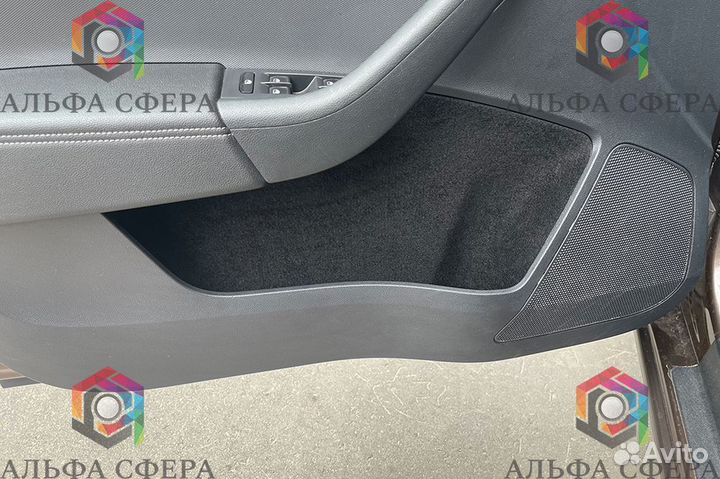 Обшивка в дверные карманы Volkswagen Polo 6 2020