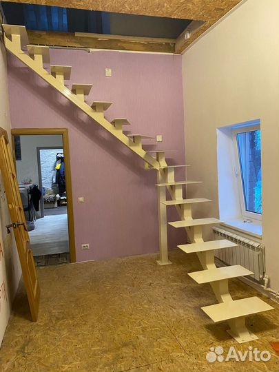Лестница для крыльца из металла