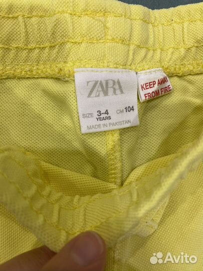 Шорты zara детские 104-110