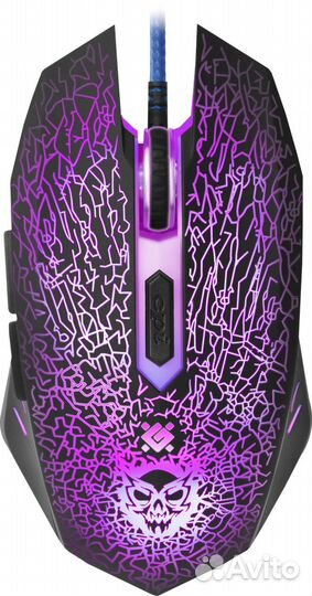 Игровой набор коврик и мышь Defender Shock GM-110