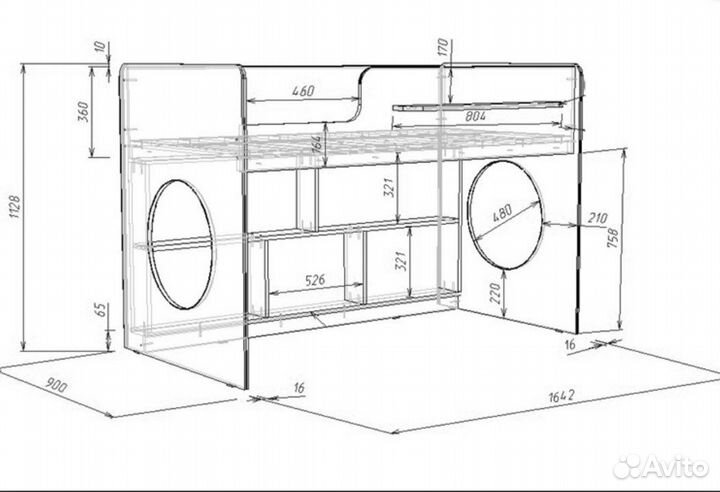 Кровать чердак легенда