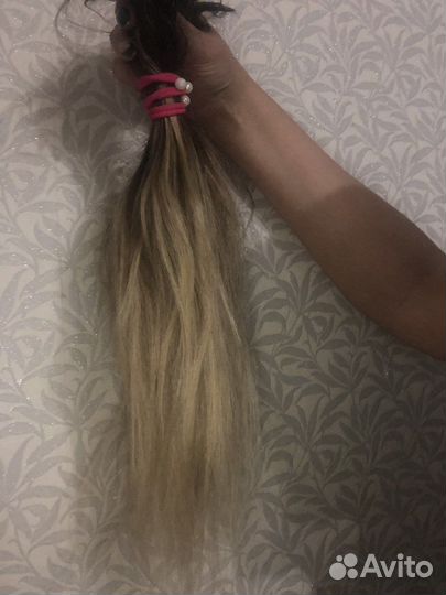 Волосы для наращивания омбре