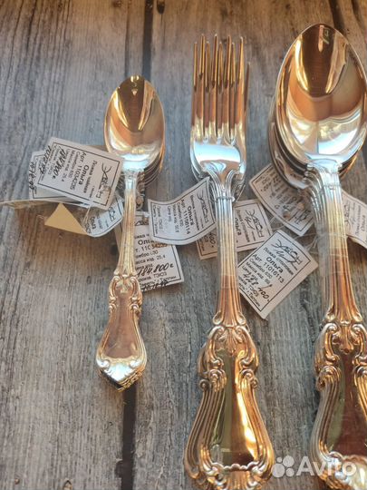 Набор столовых приборов на 6 персон серебро