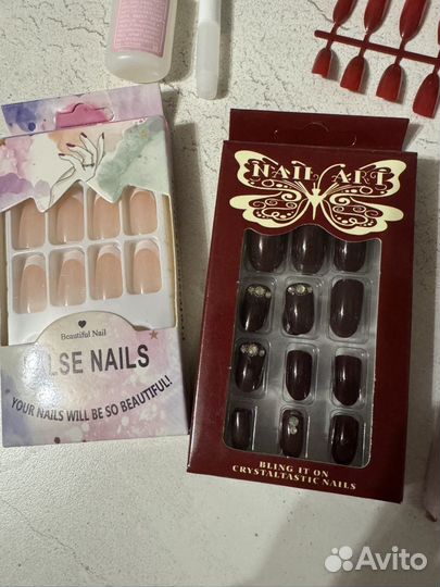 Накладные ногти новые
