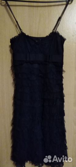 Платье нарядное темно- фиол.,Mango, 46р